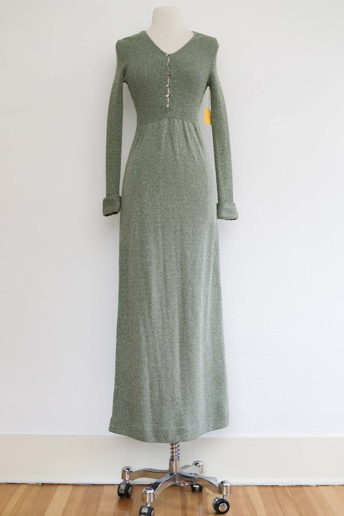 Vintage 1970s Knit Dress