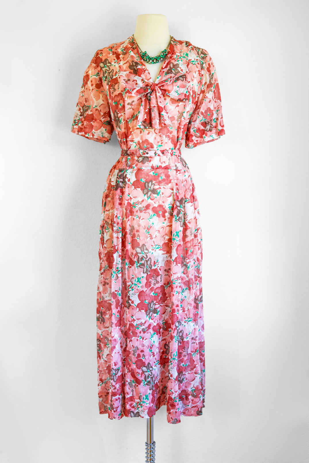 Vintage 1940s to 1950s Dress