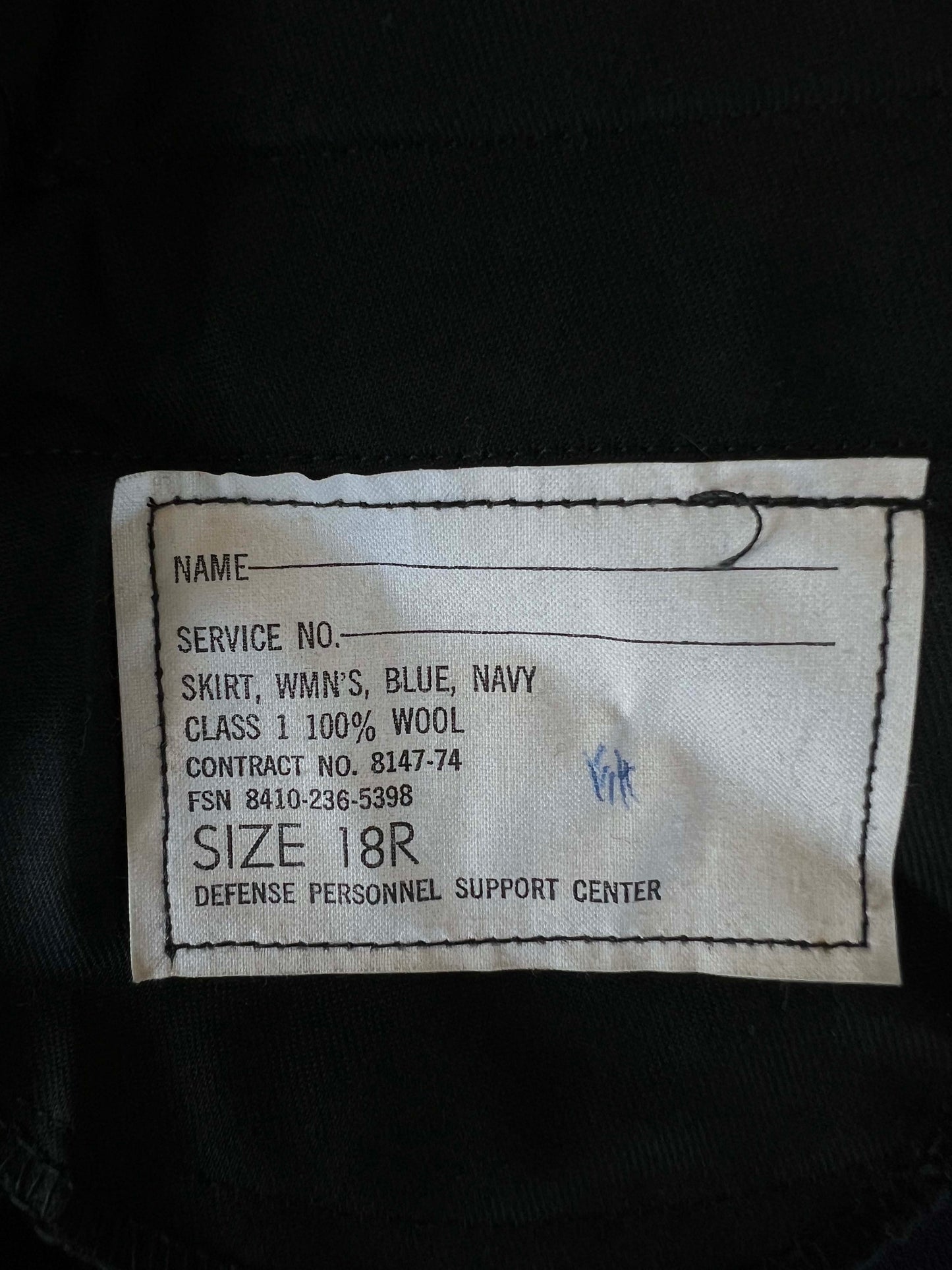 Vintage 1950s to 1970s US Navy Wool Skirt - WAVES Style Fine Gabardine/Serge with Adorable Pockets A-line Choose Yours! Size XS S M XL Volup