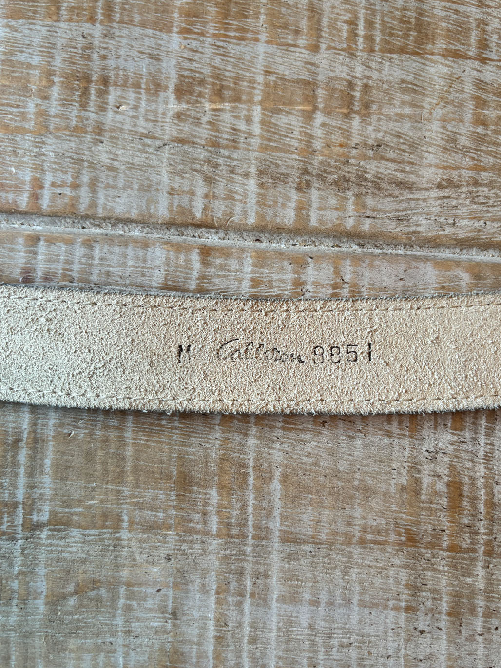 BELTOPIA! Vintage 1950s Cobalt Blue Belt - Wide Leather Calderon Cincher w Wicked Silver C-Hook Hardware Size M to L