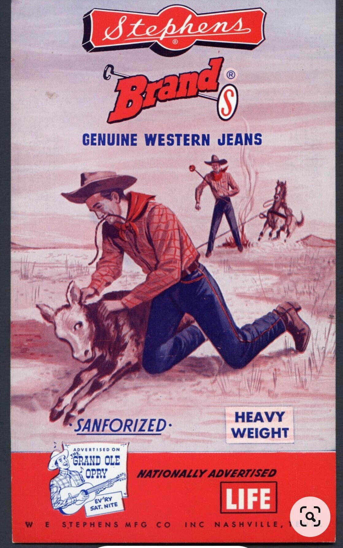 1960s Denim Jeans - DEADSTOCK Vintage 60s Stephens Brand Indigo Tapered Leg Western Cowboy Trousers - Choose Your Pair!