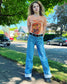 1970s Deadstock Flare Jeans - Vintage 70s Big Smith LIGHTNING BOLT Denim Cotton Wide Leg Pants - W28, 29, 31, 32: Choose Your Size