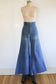 Vintage 1970s Denim Jeans - MEGA BELL BOTTOMS Light Wash Prophet and Friends 1974 Documented Pants W26"