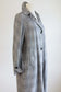 Vintage 1940s Rain Coat - FABULOUS Noir Babe Glen Plaid Flowy Rayon Duster Jacket Size M to L