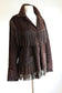 Vintage 1960s - 1970s Leather Fringed Jacket - Deep Espresso Buttery Suede w Loads of Fringe Size S to M