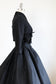 Vintage 1950s PIERRE BALMAIN Dress - Spectacular and Rare Designer French Black Silk + Wool w Matching Cropped Princess Jacket Size XS