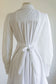 Vintage 1970s Dress - Striking Puff Lace Sleeve Angelic White Babydoll Mini Princess Dress Size M to XL