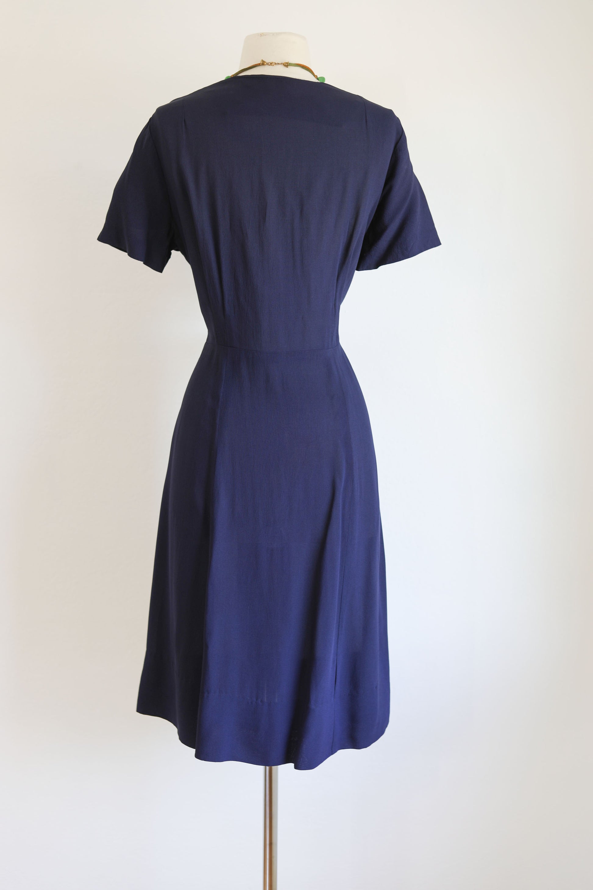 blue fifties dress Vintage 1940s to 1950s Dress