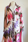 Vintage 1960s Dress - Pucci Style Bernardo Designer Geometric Pastel Jersey Coat Dress Size M to L