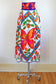 Vintage 1960s to 1970s Mod Skirt - Young Edwardian? Novelty Print DayGlow Butterfly Maxi Size M