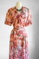 Vintage 1940s to 1950s Dress - Volup! Beautiful Nelly Don Designer Cotton Batiste Dress Size XL