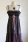 Vintage 1970s Dress - Darling Summer Goth Vicky Vaughn Cotton Calico Boho Sundress Size XS to L