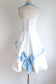 Vintage 1950s Dress - Stellar Designer Margaret Newman Cotton Halter Sundress w Floral Appliqués Size S