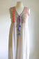 Vintage Style Dress - Dreamy Pastel House of Harlow Indian Tunic Kaftan Shift Sundress w Tassels Size XS to S