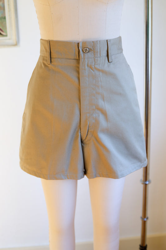 RARE Vintage Dated 1950s US Air Force USAF Darling Cotton Twill Shorts -- Choose Your Pair!