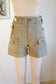 RARE Vintage 1980s does 1940s Deadstock Khaki Cotton Twill Expedition Cargo Utility Shorts w Pockets -- Choose Your Pair!