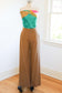 Vintage 1970s to 1980s Pants - PARISIAN COUTURIER Jean-Louise Scherrer Silk Wide Leg Trousers Size S