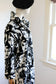 Vintage 1980s RARE Novelty Print Coat - Black White Deco Faces New Wave Faux Fur Teddy Coat Size XS S M
