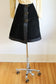 Vintage 1970s Skirt - LUXURY Saks Fifth Avenue A-line Leather Mini Skirt w Golden Equestrian Hardware Size S - M