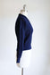 Vintage DEADSTOCK 1960s Dutch Navy Sweater - All-Wool Sporty Knitwear Dark Academia - Size XS S M +