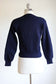 Vintage DEADSTOCK 1960s Dutch Navy Sweater - All-Wool Sporty Knitwear Dark Academia - Size XS S M +