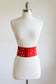 Set of THREE Y2K Stretch Belts Emulating 1950s Cinchers...in Red, Black, White Polkadots, fits Size XS to L