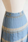 Vintage 1950s Skirt - Pendleton TURNABOUT Reversible Pleated Blue Peachy Tan Plaid Skirt Size M