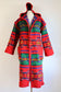 Vintage Pre-1972 Pendleton Hooded Blanket Coat - RARE Reversible Wool "Beaver State" Fringed Coat Size S to M