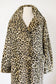 Vintage 1950s Swing Coat - Volup! Velvety-Soft Leopard Print Faux Fur w Bright Olive Green Lining! Size L to XL