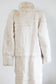 HALF-OFF SALE! Vintage 1970s - 1980s Snowy Ivory Fur Coat - Full-Length Rabbit Designer Coat Apres-Ski Size M