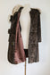 Vintage 1960s Velvet Fur + Fox Princess Coat - Darling Mod Chocolate + Arctic Belted Beauty w Bow Size S to M