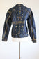 Rare Vintage 1970s Levi's Type III Denim Jacket - Deadstock + Custom Embellished w Studs "Aquarius" Trucker Size M