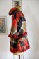 Vintage 1960s FRINGED Reversible Plaid HOODED Poncho - Warm + Cozy w Brass Hardware & Hood Cape Coat Fits Many