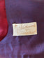 Vintage 1950s to 1960s Suit - Handmacher Purple Sharkskin V-Detail Jacket Skirt Size L