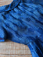 Vintage 1960s Lurex Dress - Rare Sapphire Blue Sparkling Metallic Cocktail Dress Size M