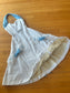 Vintage 1950s Dress - Stellar Designer Margaret Newman Cotton Halter Sundress w Floral Appliqués Size S