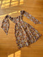 Vintage 1950s Dress - Sexy Convertible Halter Strapless Sundress Wear Many Ways! Size XS to S