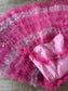 Vintage 1950s Prom Dress - Utterly Unbelievable Shocking Pink Tulle Tea Length Party Dress Size XS