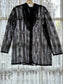 Vintage 1960s to 1970s Hooded Jacket - Summer Goth Black Pointy Hood Mystical Moon Cover-Up Size XS to M