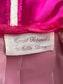 Vintage 1950s Dress - Superb Glowing Shocking Pink Silk Designer Mollie Stone Party Dress Size XS to S