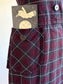Vintage 1950s Dress - Pert Wine Charcoal Window Pane Plaid Cotton Bobbie Brooks Princess Dress Size S