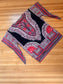 Vintage 1970s Dashiki Blouse - Block Print Indian Cotton Soft Tunic Top w Pockets Size L to XL