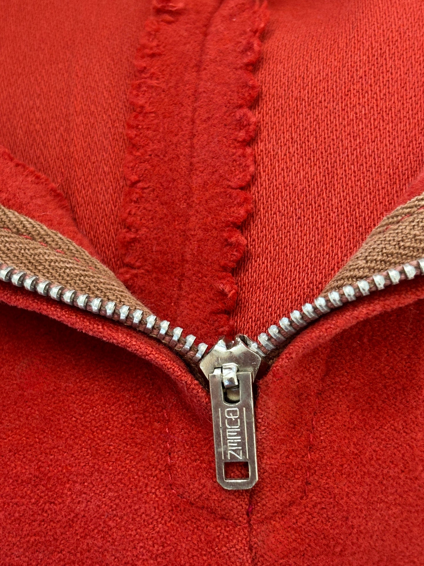 Vintage 1940s to 1950s Suit - Rare! Spectacular Auburn Spice Rayon Velour w Brass Clasps Jacket + Pencil Skirt Size XS to S