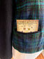 Vintage 1950s to 1960s Pantsuit - Pendleton Wool Plaid Sporty Jacket + Cigarette Pants Rare Knitwear Size S to M