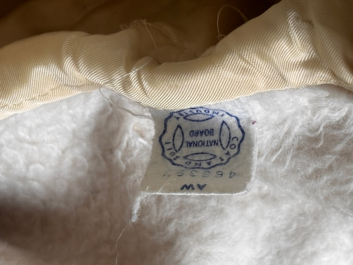 Documented Vintage 1972 Coat - HOODED American Bazaar 1970s Canvas + Faux Fur Princess Coat Size S to M