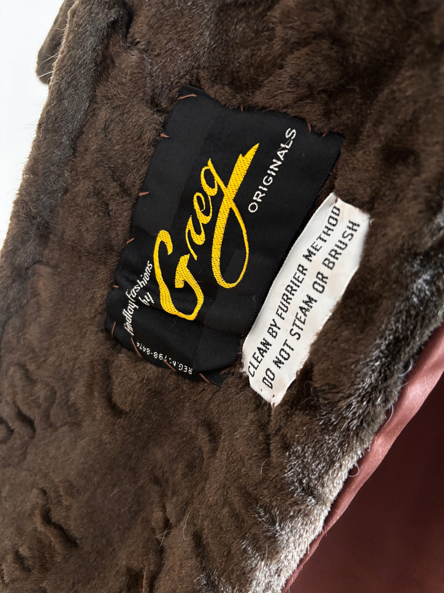 Vintage 1960s Velvet Fur + Fox Princess Coat - Darling Mod Chocolate + Arctic Belted Beauty w Bow Size S to M