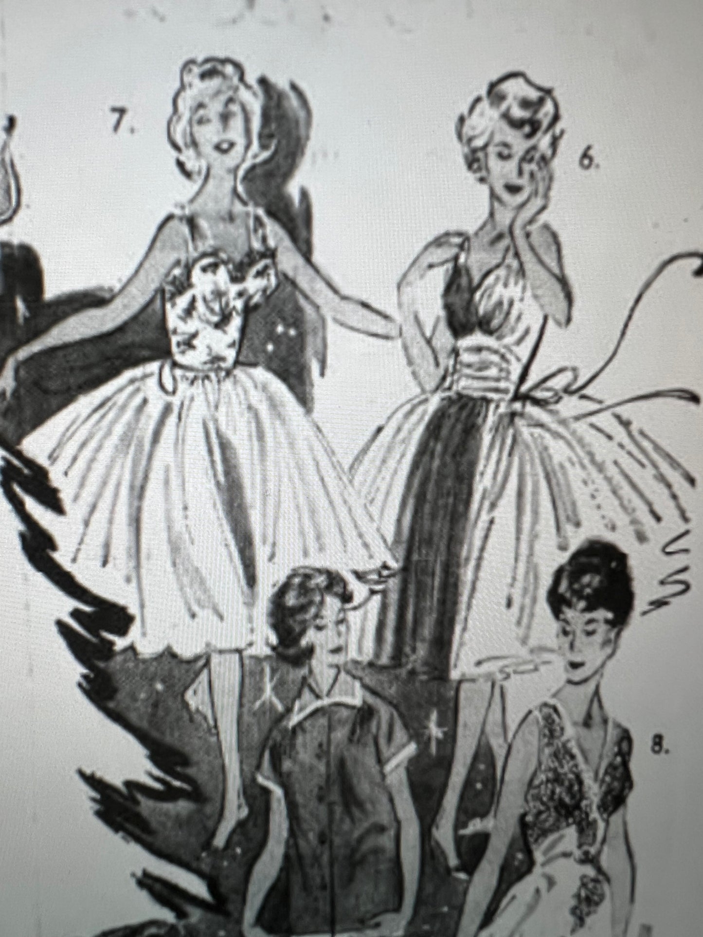 Vintage 1950s Waltz Nightgown - Vanity Fair Pale Blue Double Chiffon Beauty Size