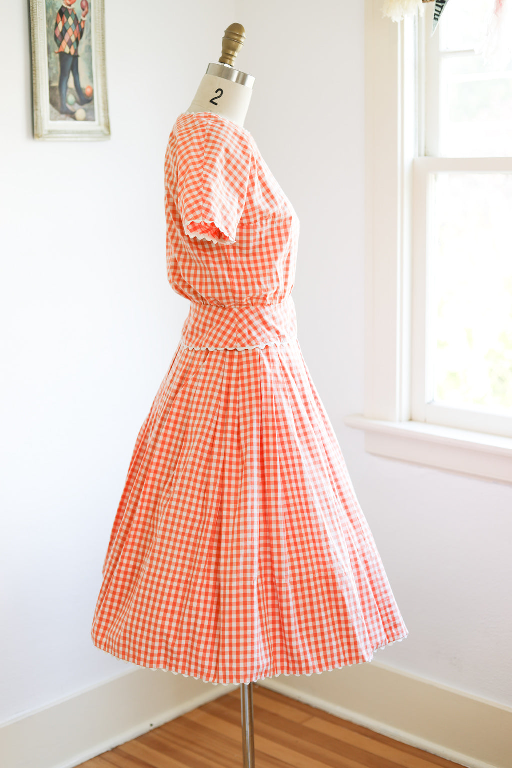 1950's Gingham Blouse and Skirt (Simplicity 1426) — Gwenstella Made