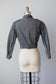 1950s Vintage Salt & Pepper Grey to Indigo Cotton Sporty Cropped Spanish Tiny Fit Jacket - Choose Your Size!