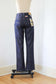 1960s Denim Jeans - DEADSTOCK Vintage 60s Stephens Brand Indigo Tapered Leg Western Cowboy Trousers - Choose Your Pair!